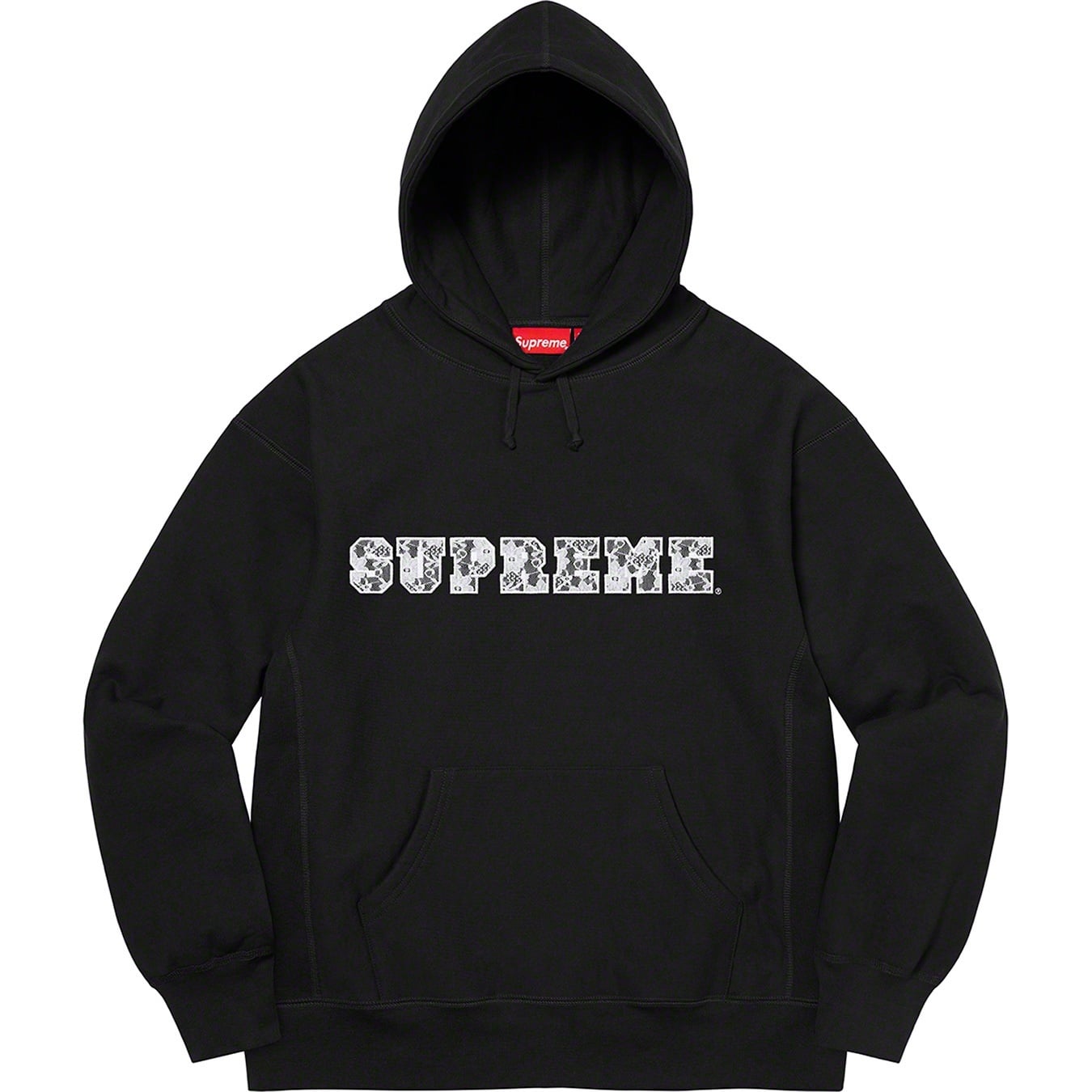 Lace Hooded Sweatshirt view 10